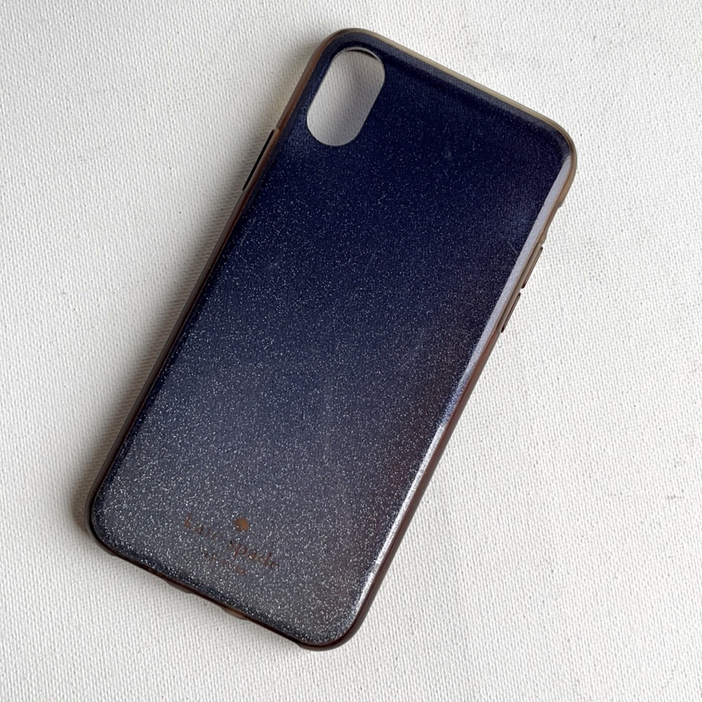 FREE with $25 purchase Kate Spade Blue Silver Ombré iPhone X Case